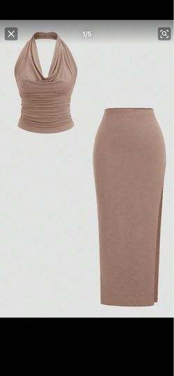 Tank shirt and skirt