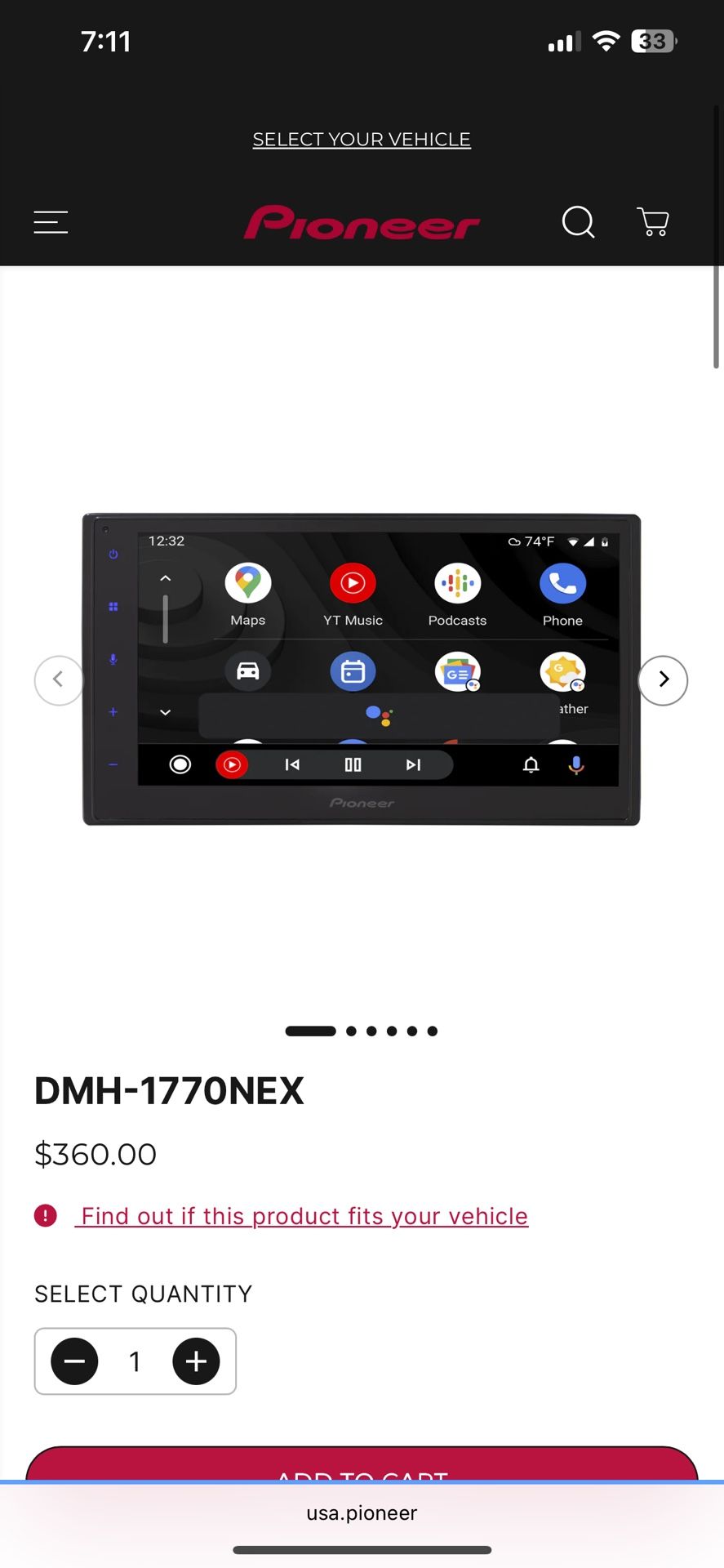 Pioneer Headunit