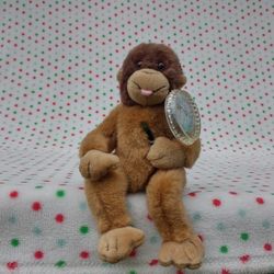 Vintage Coca-Cola International Plush Beanie Monkey Orangutan Orany original Tag