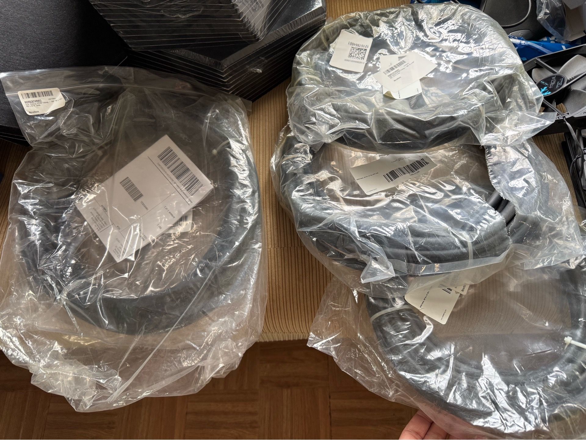 EPDM tubing 3/8” x 1/2” OD x 25 ft. Long