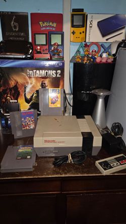 Original Nintendo Entertainment System with 3 Games
