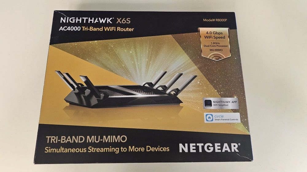 Nighthawk X6s AC4000 TRI-BAND WiFi Router