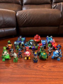 PJ Masks Figures and Vehicles Lot