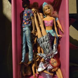 Barbies And Accessories.