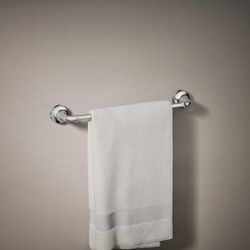 NEW in BOX - KOHLER Bellera® 18" towel bar - Polished Chrome K-27383-CP Retails $46