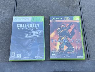 XBox Games. Call Of Duty and Halo 2
