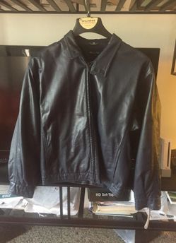 Italian Leather Jacket L