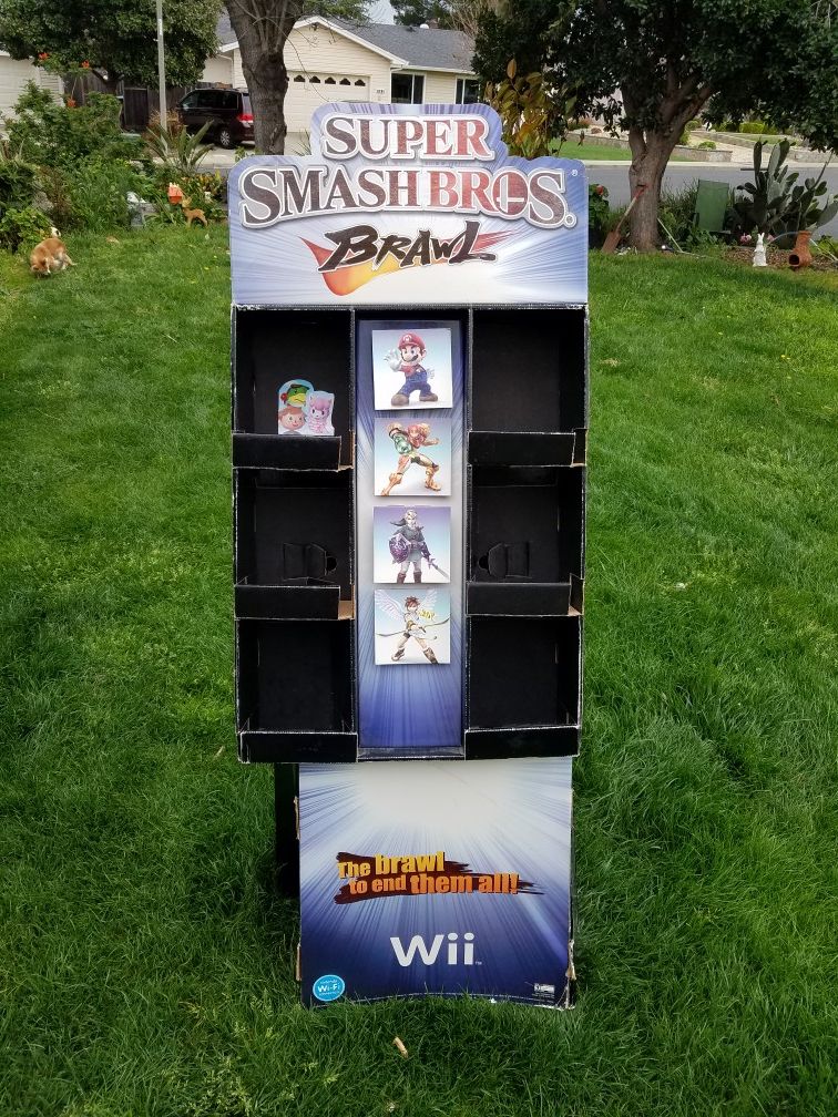Super smash bros brawl game display
