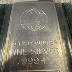 Silver  Vintage Engelhard 10z Bars 