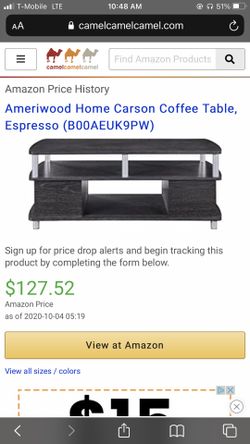 Mesa para café nueva