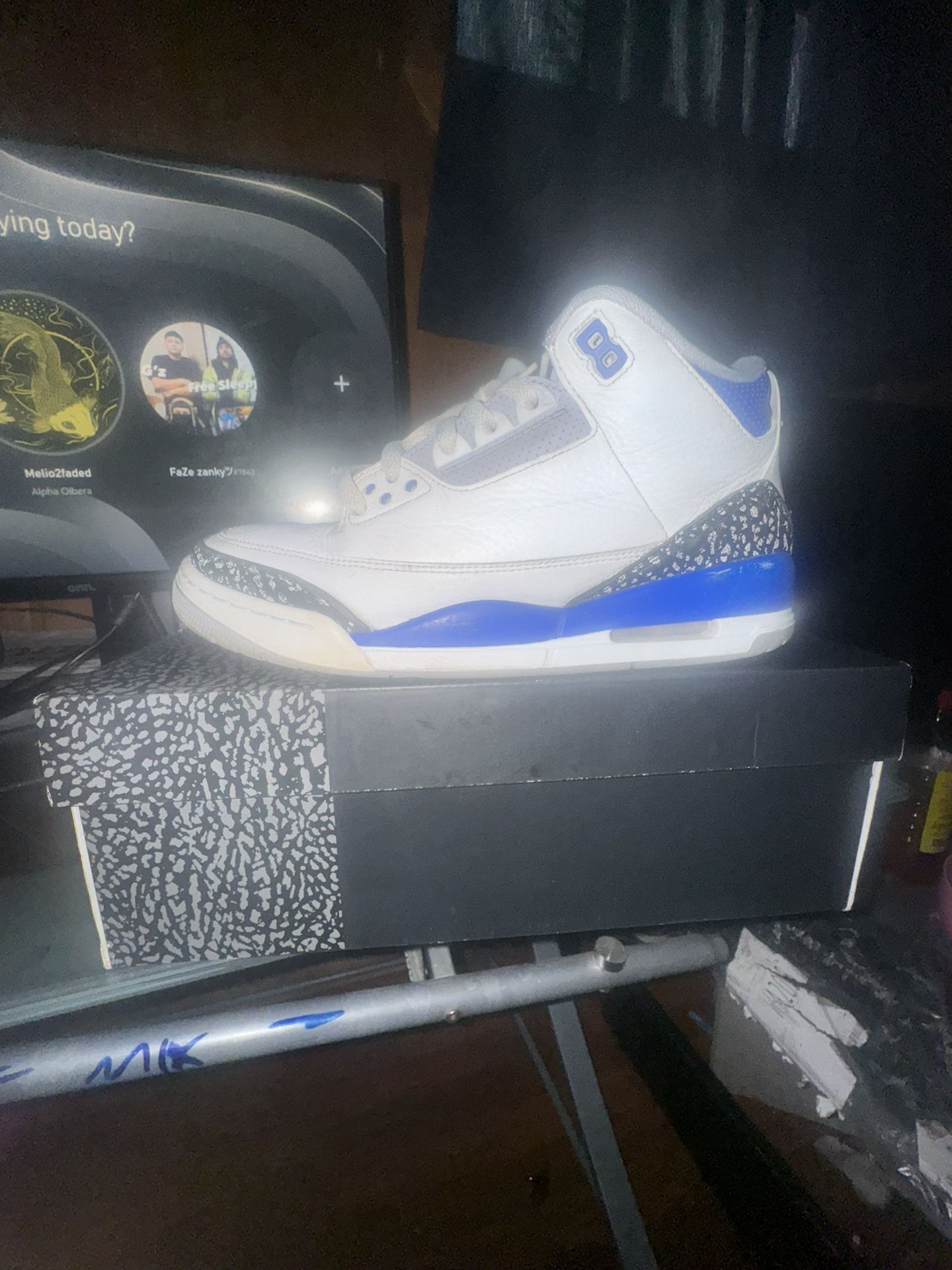 Air Jordan’s 3 Retro Racer Blue