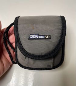 Official Nintendo Gameboy Advance GBA SP Case Square Pouch Game Boy Strap Gray & Black