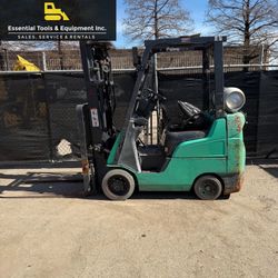 2018 Mitsubishi FGC20N 4,000 Lbs 3-Stage LPG Propane Cushion Forklift Nissan K21