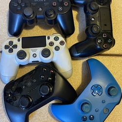 Original controllers (PlayStation, Xbox, Asus) “untested AS IS”