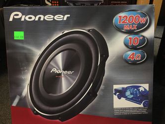 PIONEER SUBWOOFER NEW WITH WARRANTY