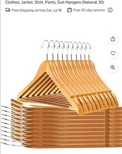 Wood hangers