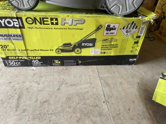 Ryobi 20 Inch 18v Lawn Mower 