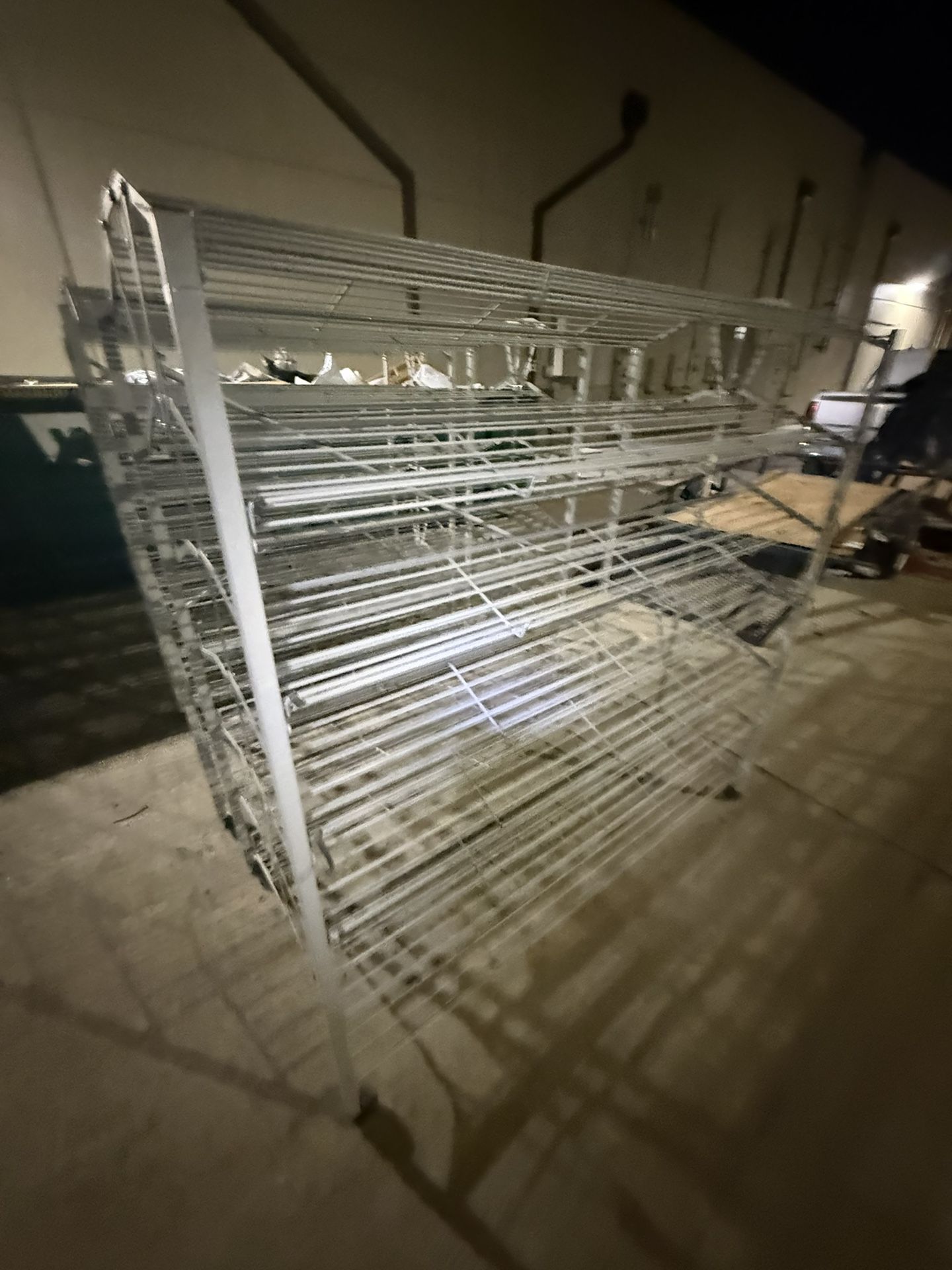 Folding Shoe Rack On Casters