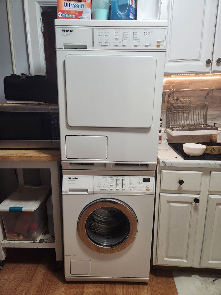 Washer and dryer
