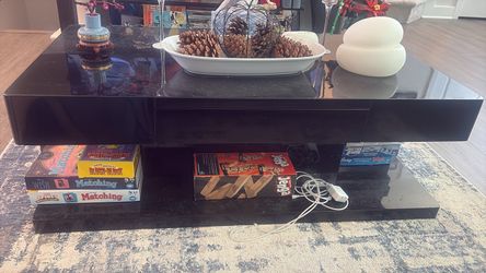 Table with lights