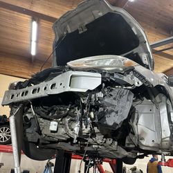 Restoration of the suspension after an accident