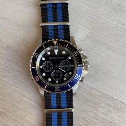 Michael Kors Men’s Everest Grosgrain Watch