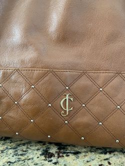 Juicy Couture Brown Camel Purse With gold Hardware