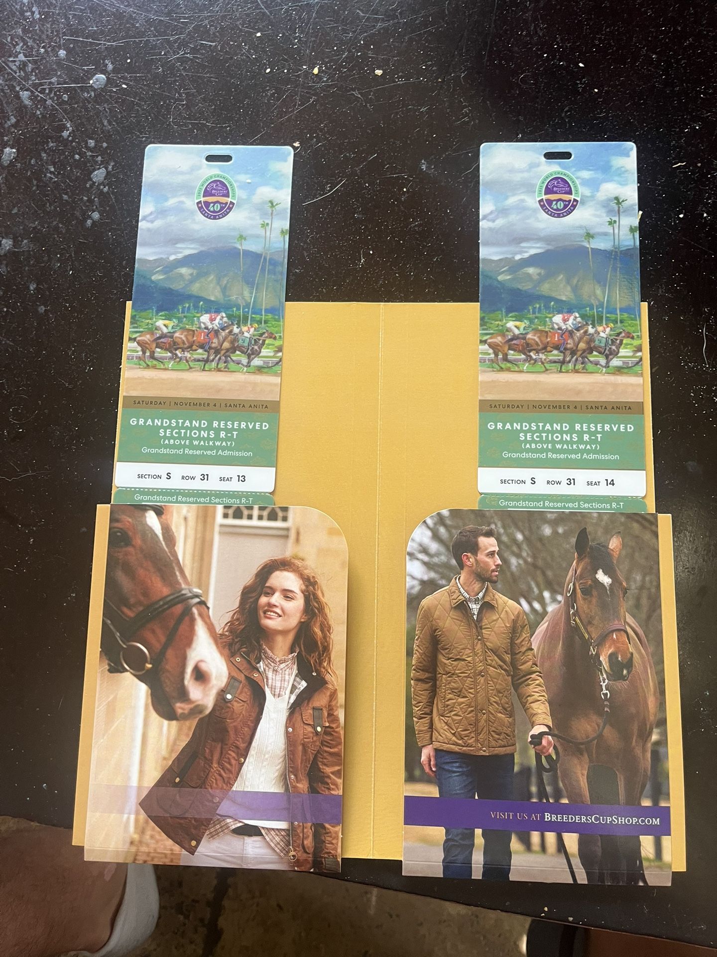 Two Breeders Cup 2023 Tickets Grandstand Seating $150