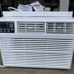 Whirlpool 10000 BTU Window AC Unit And 2 Additional GE AHEC05ACW1 5000 BTU Window aC Units