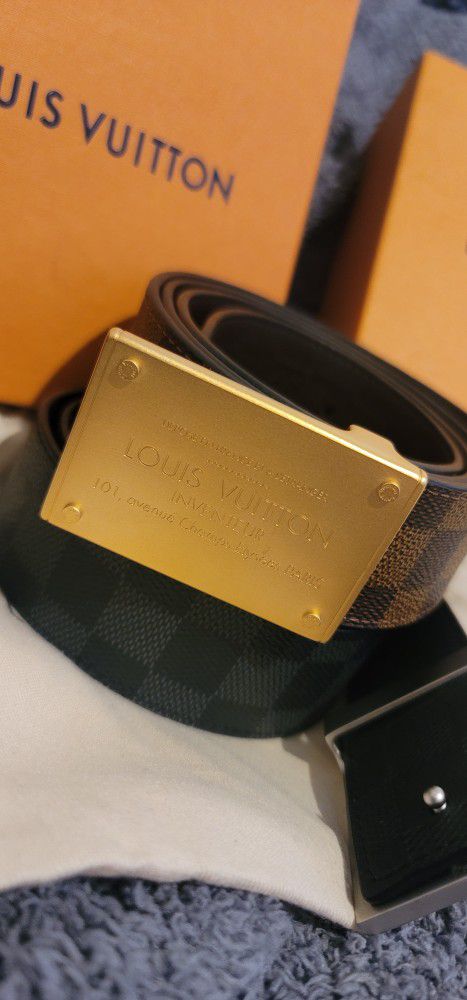 Louis Vuitton, Accessories, Louis Vuitton Belt Neo Inventeur Reversible  Belt