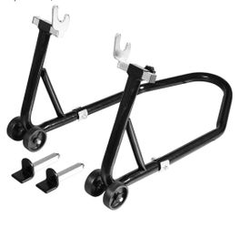 NEW! Motorcycle Stand Rear Swingarm Spool Paddock Stand, 500Lbs Capacity Combo Wheel Lift Stand