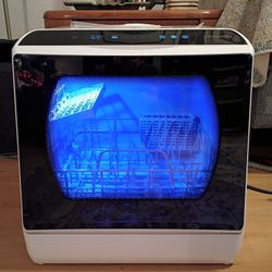 Dishwasher Countertop Portable Airmsen Mini White Works 