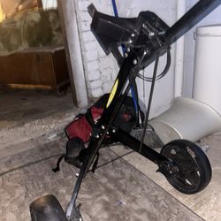 Bag Boy M 300 Foldable Lightweight Push Cart 