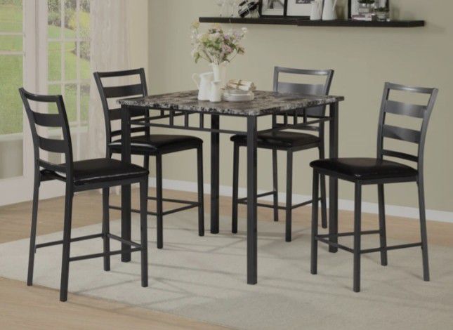 👉 ♥️$39 down payment🎈- 🦄 Othello 5-Piece Counter Height Set | 3475