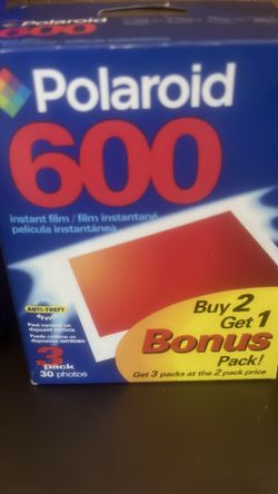 Pair of Vintage Polaroid 600  Film