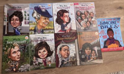 Female Biography Who Was Book Set