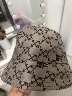 off white bucket hat