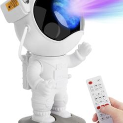New In Box Astronaut Starry Nebula Light Projector-LED Lamp with Bluetooth5.1 Speaker,Timer and Remote
