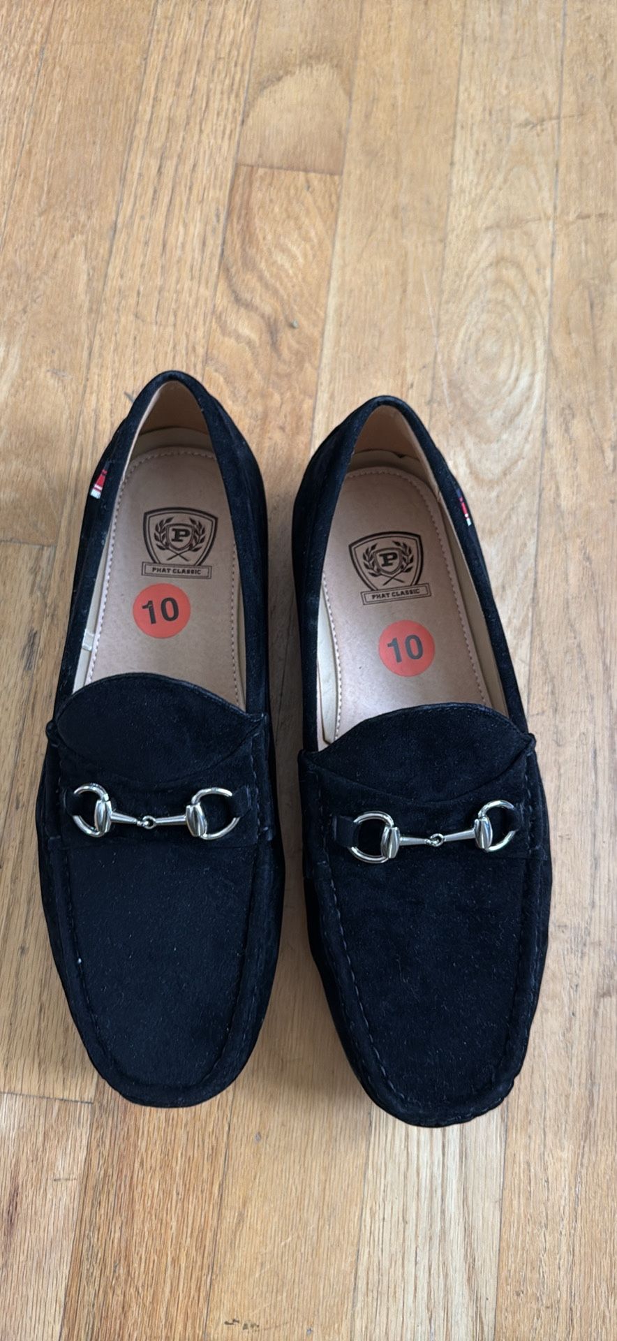 Black Loafers Size 10 New