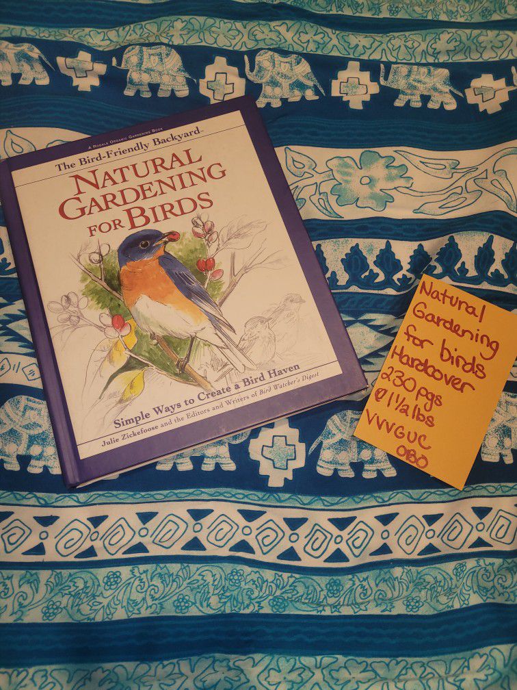 Natural Gardening For Birds Hardcover Book
