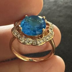 14k gold plated ring size 7, 8 and 9
