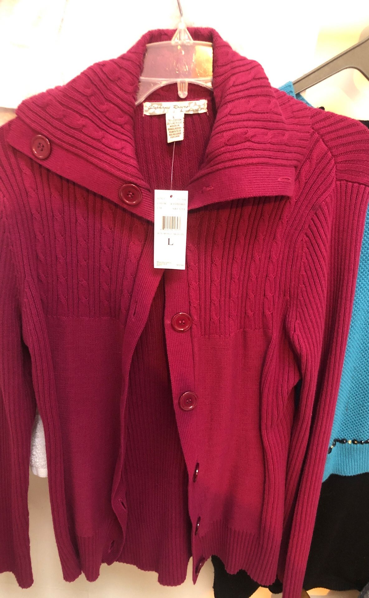 Stephanie Rogers cardigan (Size: L)