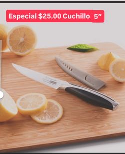 Cuchillo de 5” Para Rebanar Acero Inoxidable Princess House Ventas Finales