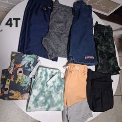 SIZE 4T BOY CLOTHES SHORTS (ROPA PARA NIÑO TALLA 4 AÑOS)