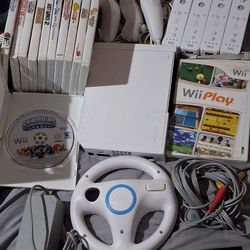 Wii Console And 12 Games