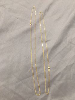 18k gold chains