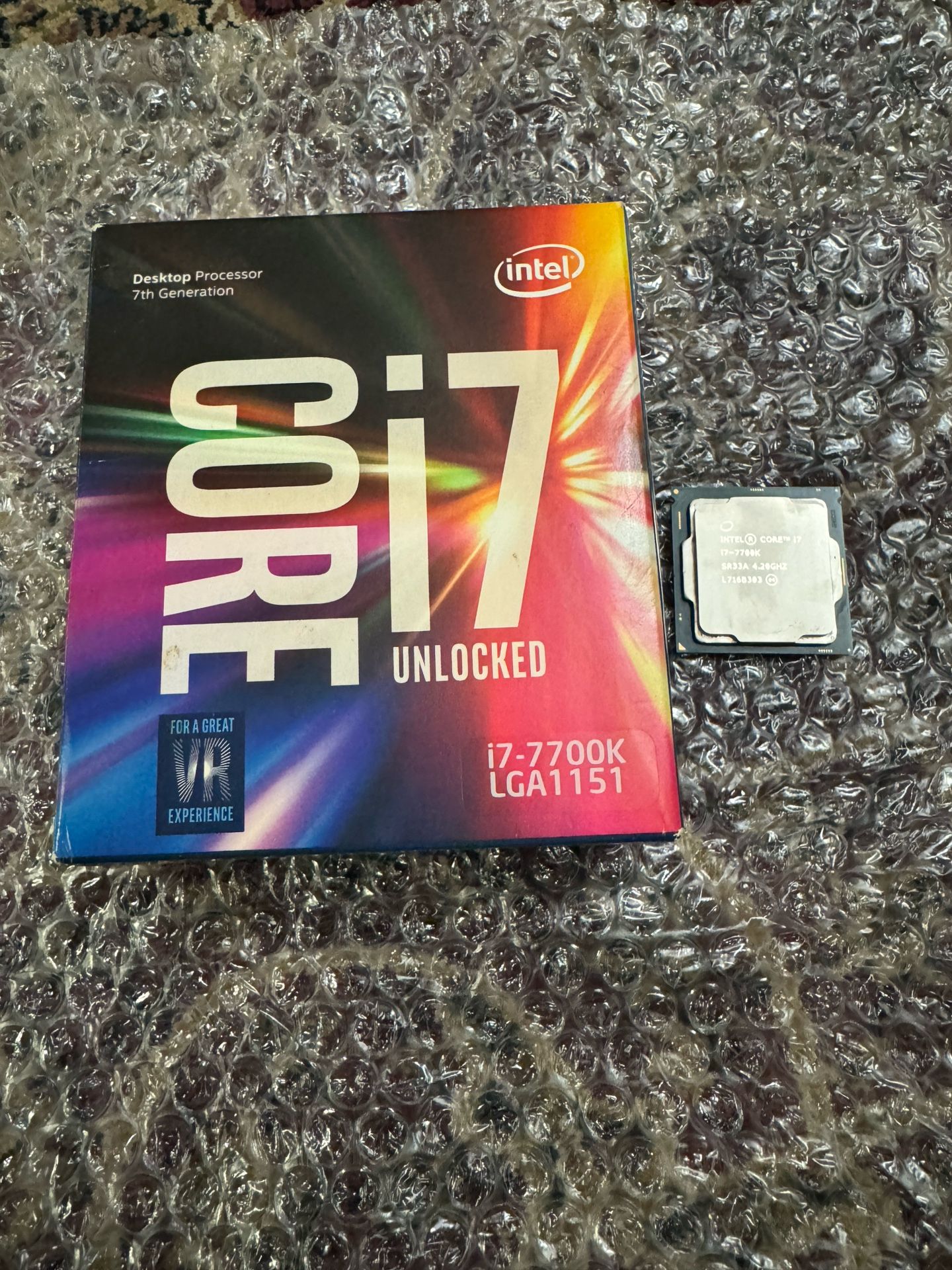 Intel i7-7700k CPU