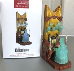 Hallmark 2023 Victor Geist Disney Haunted Mansion Ornament Light & Sound In Hand