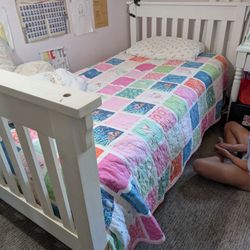 Solid Wood Twin Bed