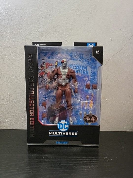 Deadshot Platinum McFarlane DC Multiverse Collector Edition Chase NIB